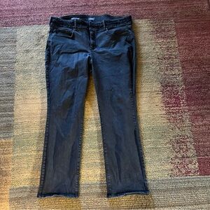 NYDJ Women's Black Marilyn Straight Denim Jeans Size 20W Lift Tuck Technology
